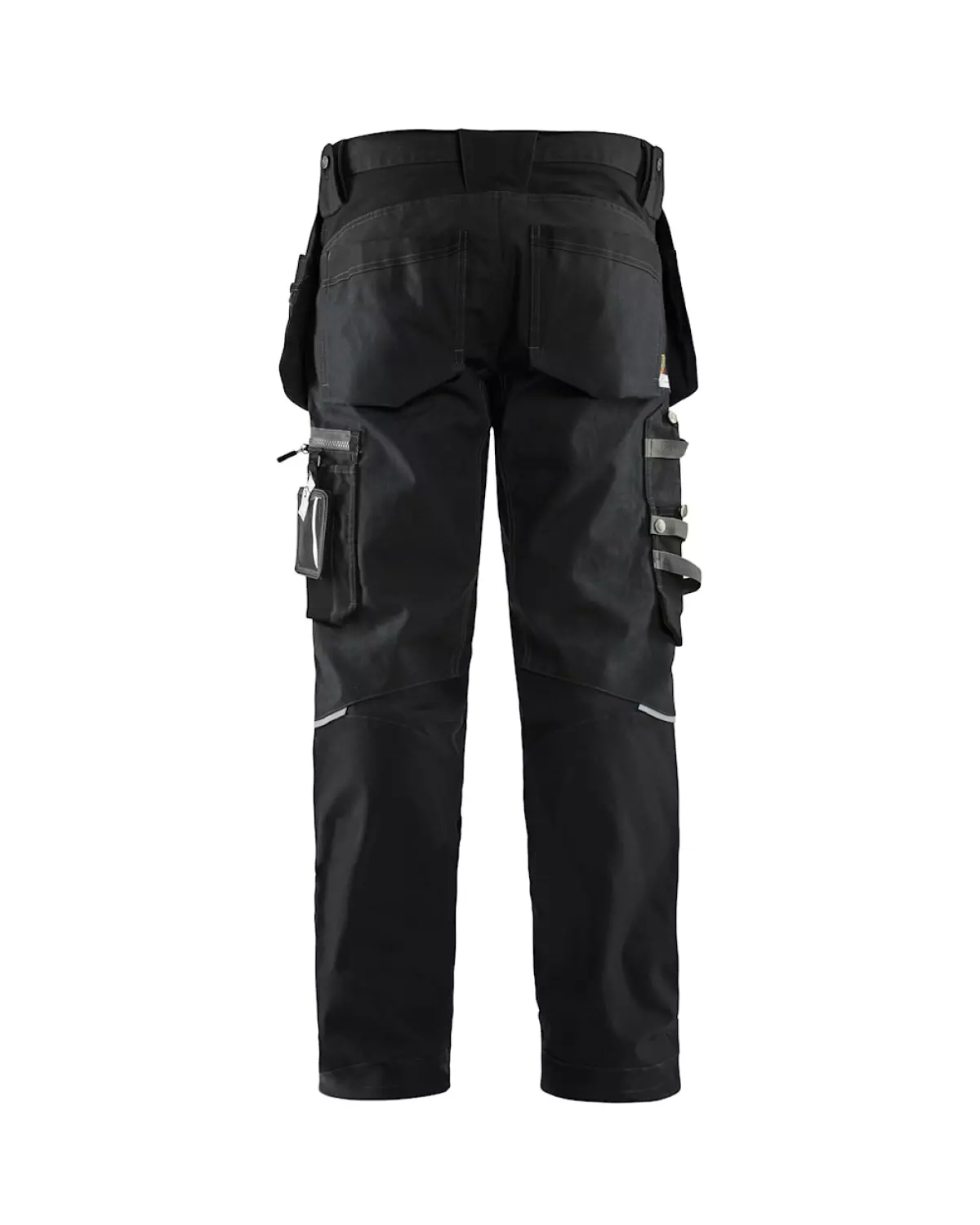 Blåkläder 159918609900 Pantalon de travail avec empiècements en stretch et poches en denim - noir -C48-image