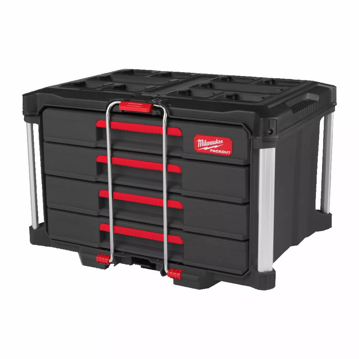 Milwaukee 4932493189 Mallette à outils Packout avec 4 tiroirs-image