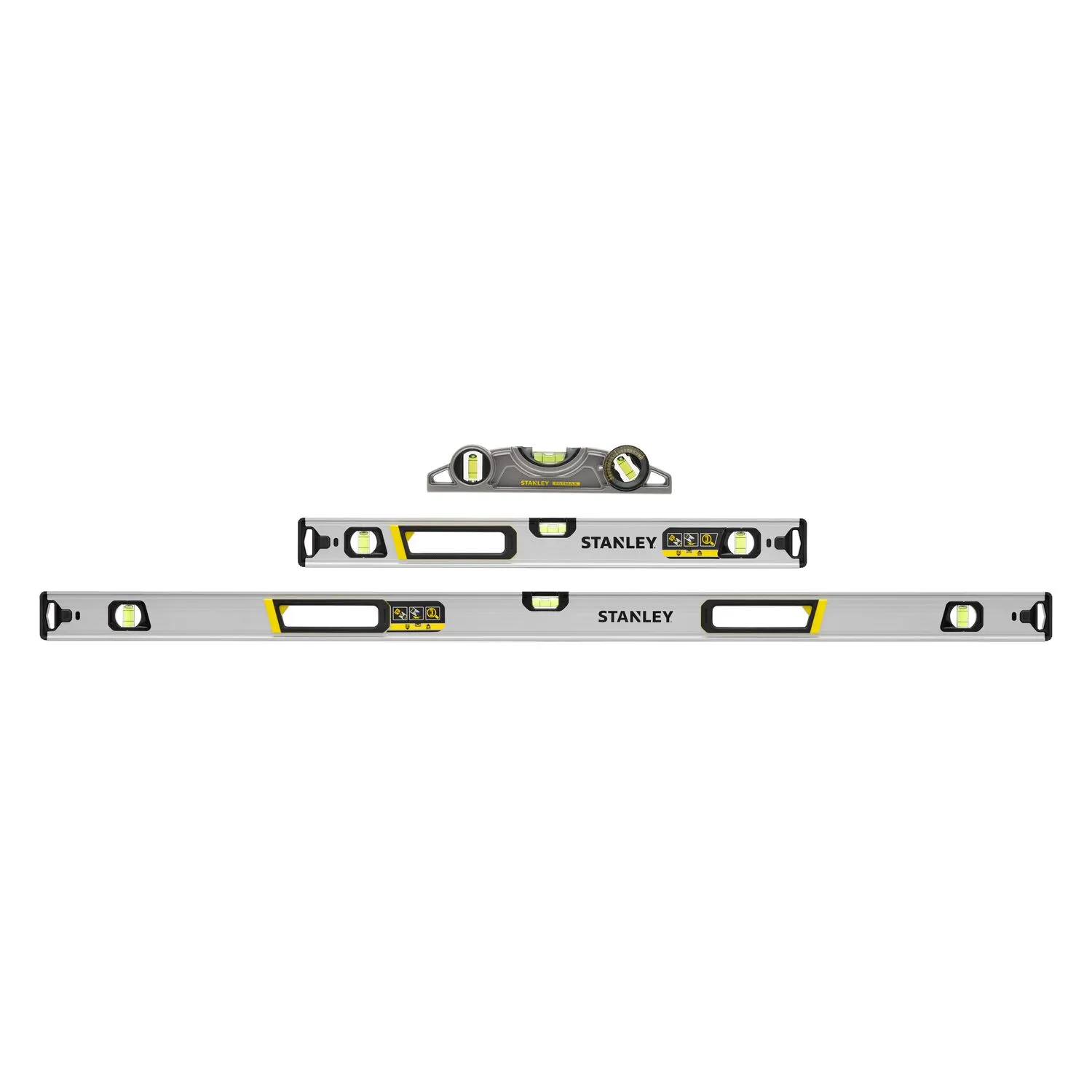 Stanley FMHT43681-0 FatMax Xtreme set combiné de niveaux à bulle - 250 / 600 / 1 200 mm