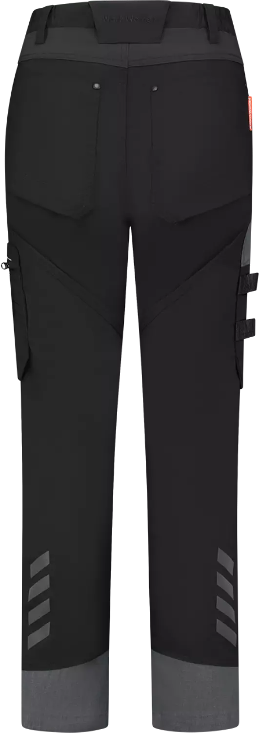 Workman 90651 STRETCH Worker Pantalon de travail P2S Femme - Noir - Taille 36 (28/31)-image
