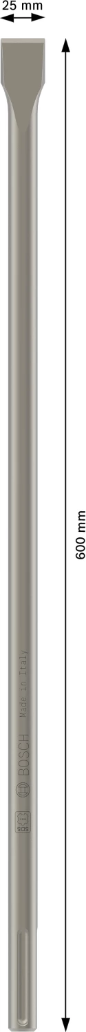 Bosch 1618600203 - Burin plat SDS-Max, 600 x 25 mm-image