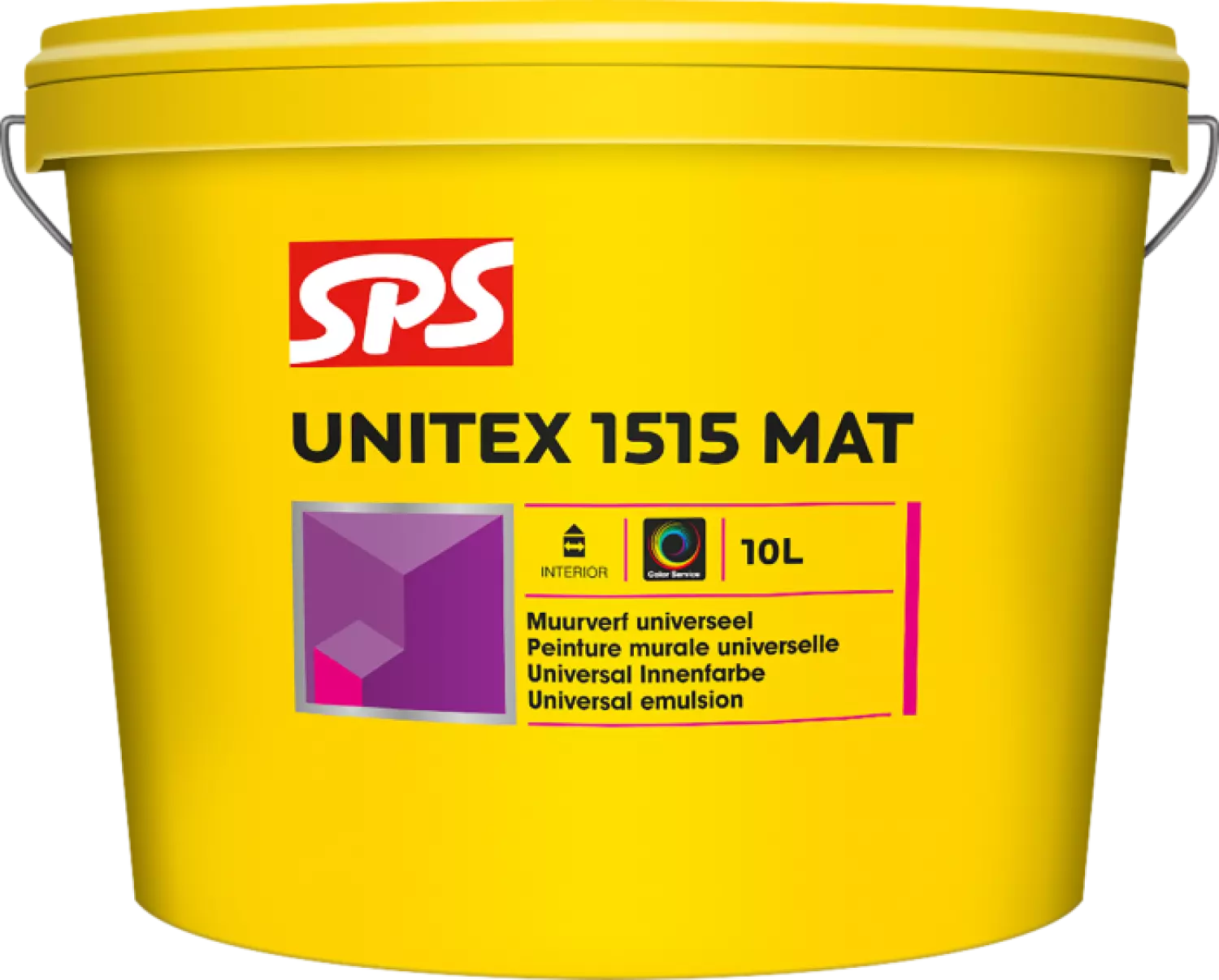 SPS 10112962 Unitex 1515 Peinture murale mate - RAL 9010 – 10 L