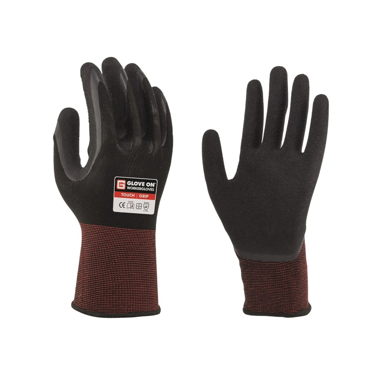 Glove On Touch Grip gants de  travail  - 11/XXL