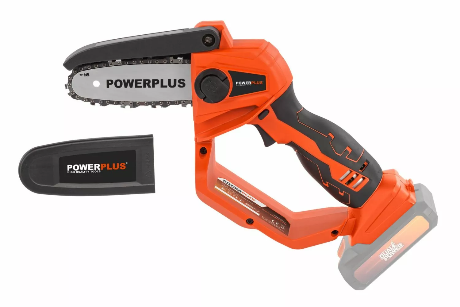 Powerplus POWDPG7572 20V Accu Eénhands kettingzaag - 120mm - 4"-image