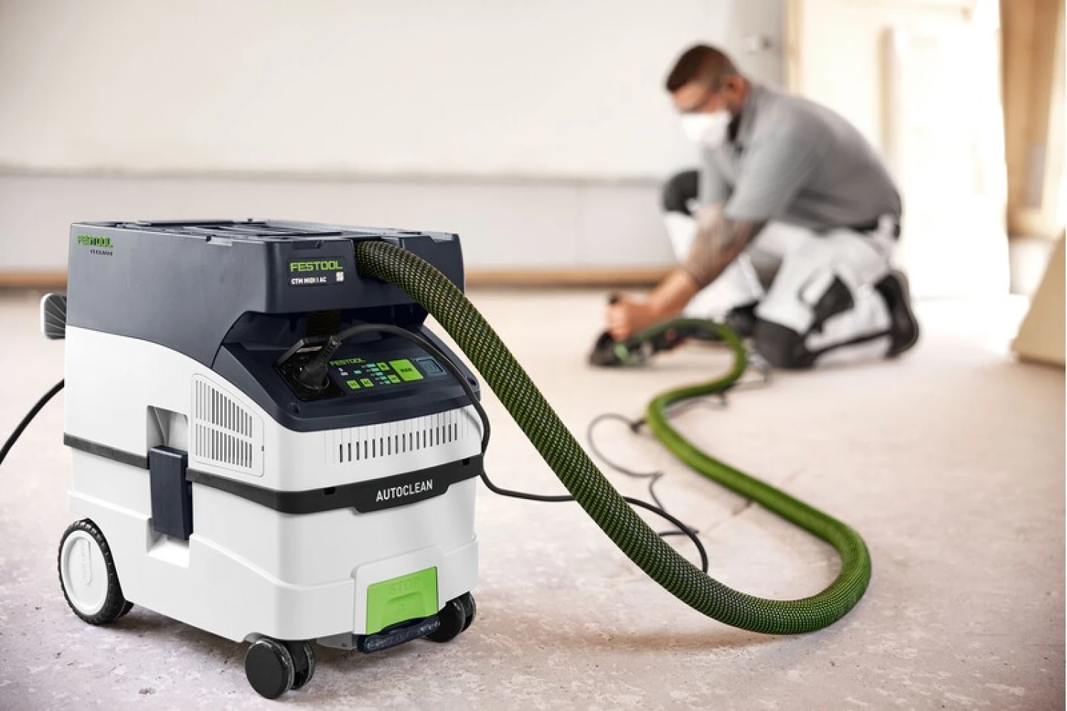 Festool CTL MIDI I AC Stofzuiger autoclean - 1200W - Klasse L - 15L-image