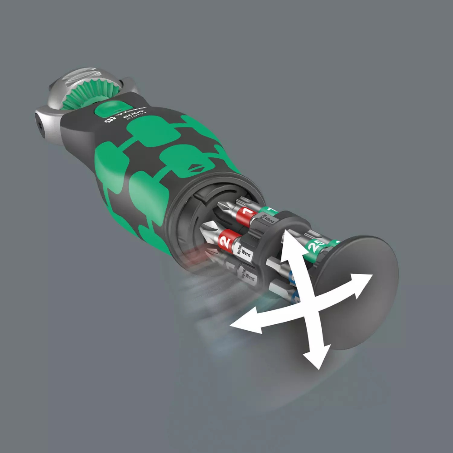 Wera 05004284001 Ensemble de 27 pièces Zyklop Pocket Set 3 Clés à cliquet et douilles - 3/8" + 1/4"-image