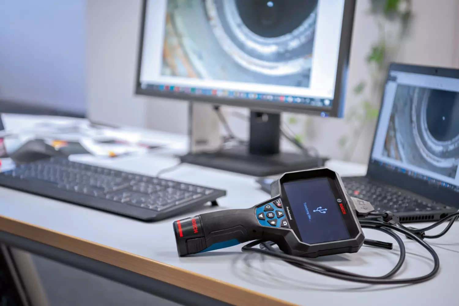 Bosch GIC 12V-5-27 C 12V batterie camera d'inspection en L-Boxx set-image