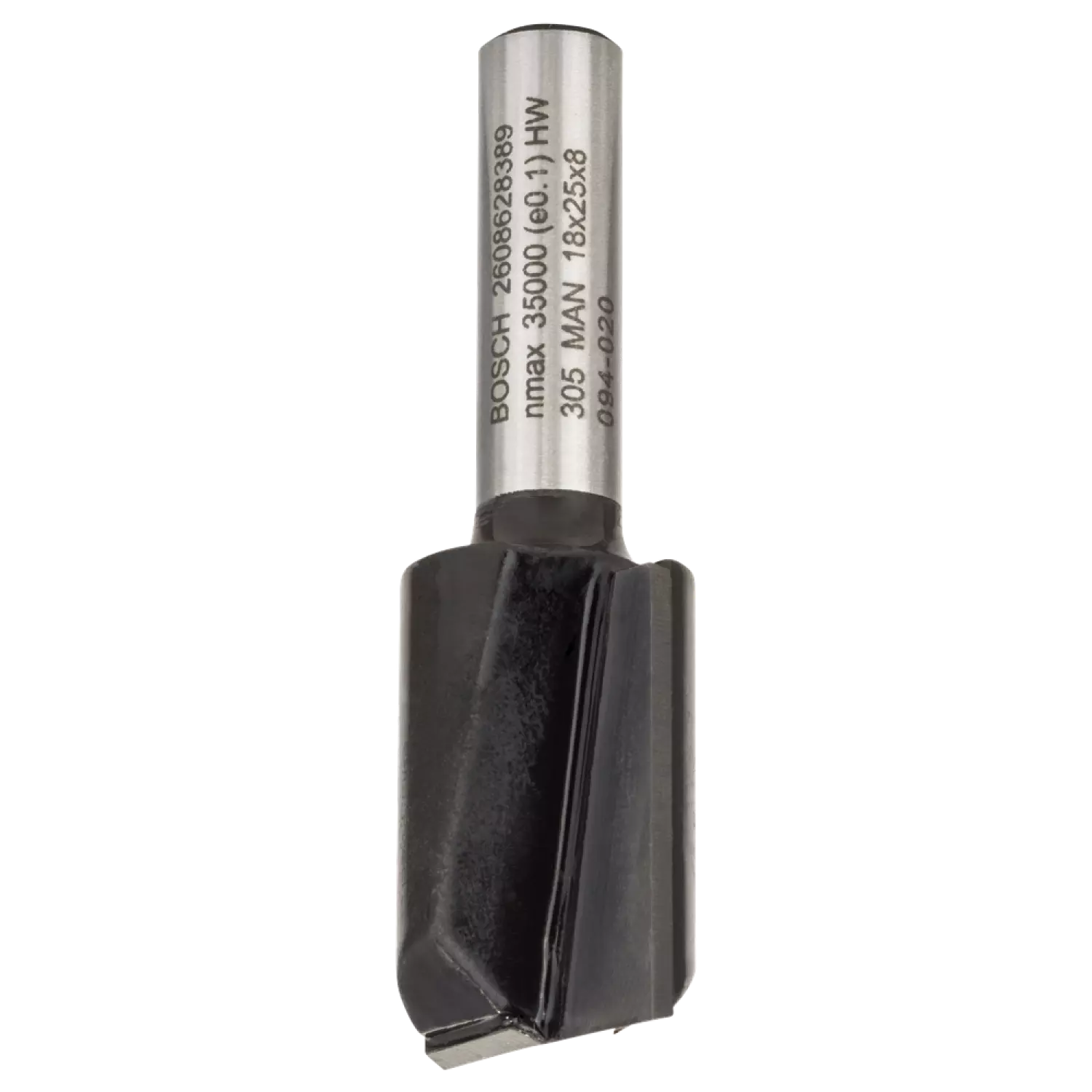 Bosch 2608628389 - Fraise à rainurer droit 8 mm, D1 18 mm, L 25 mm, G 56 mm-image