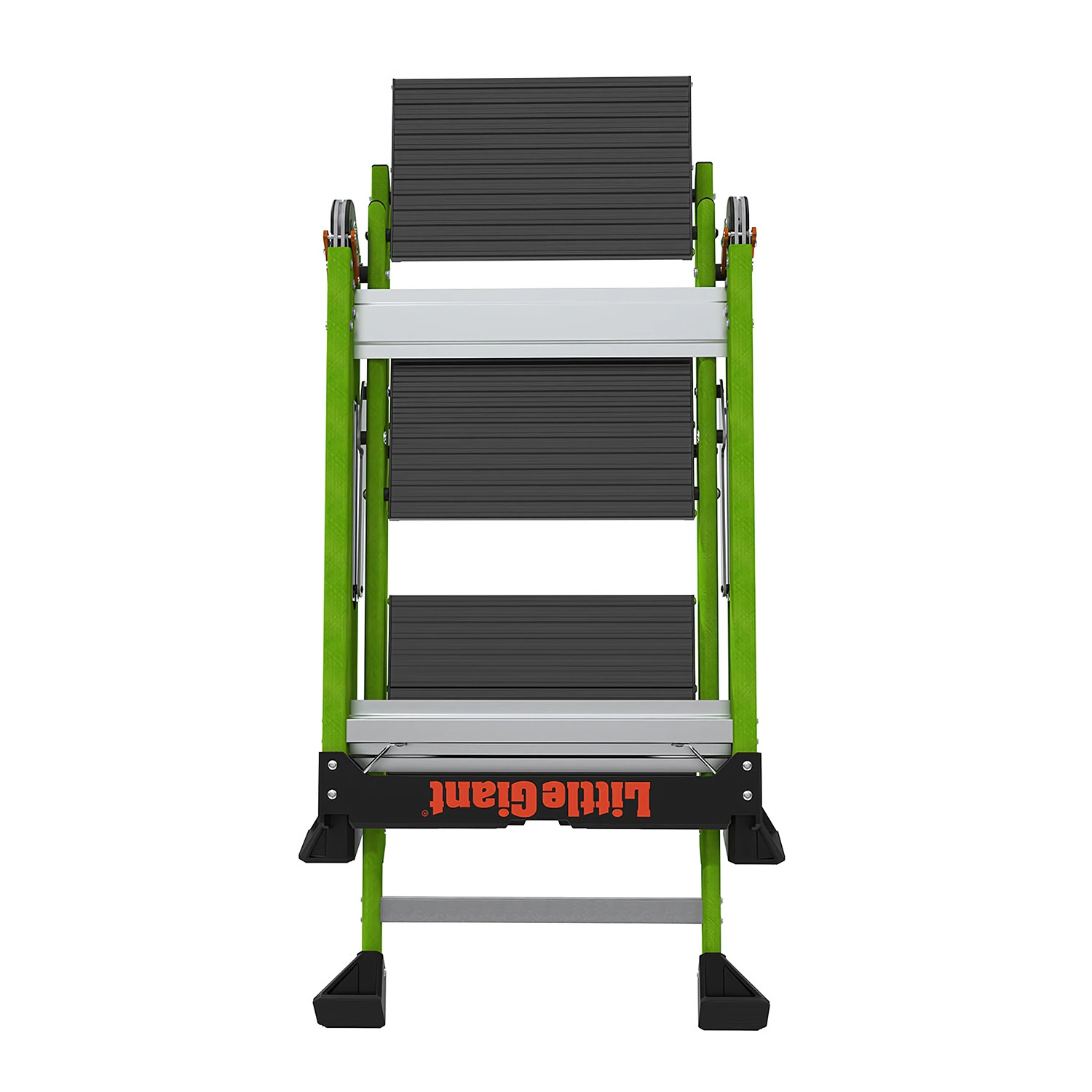 Little Jumbo 484322310 Little Giant Jumbo Step Escabeau - Simple - Fibre de verre - 1 x 3 marches - max. hauteur de travail 2,64m