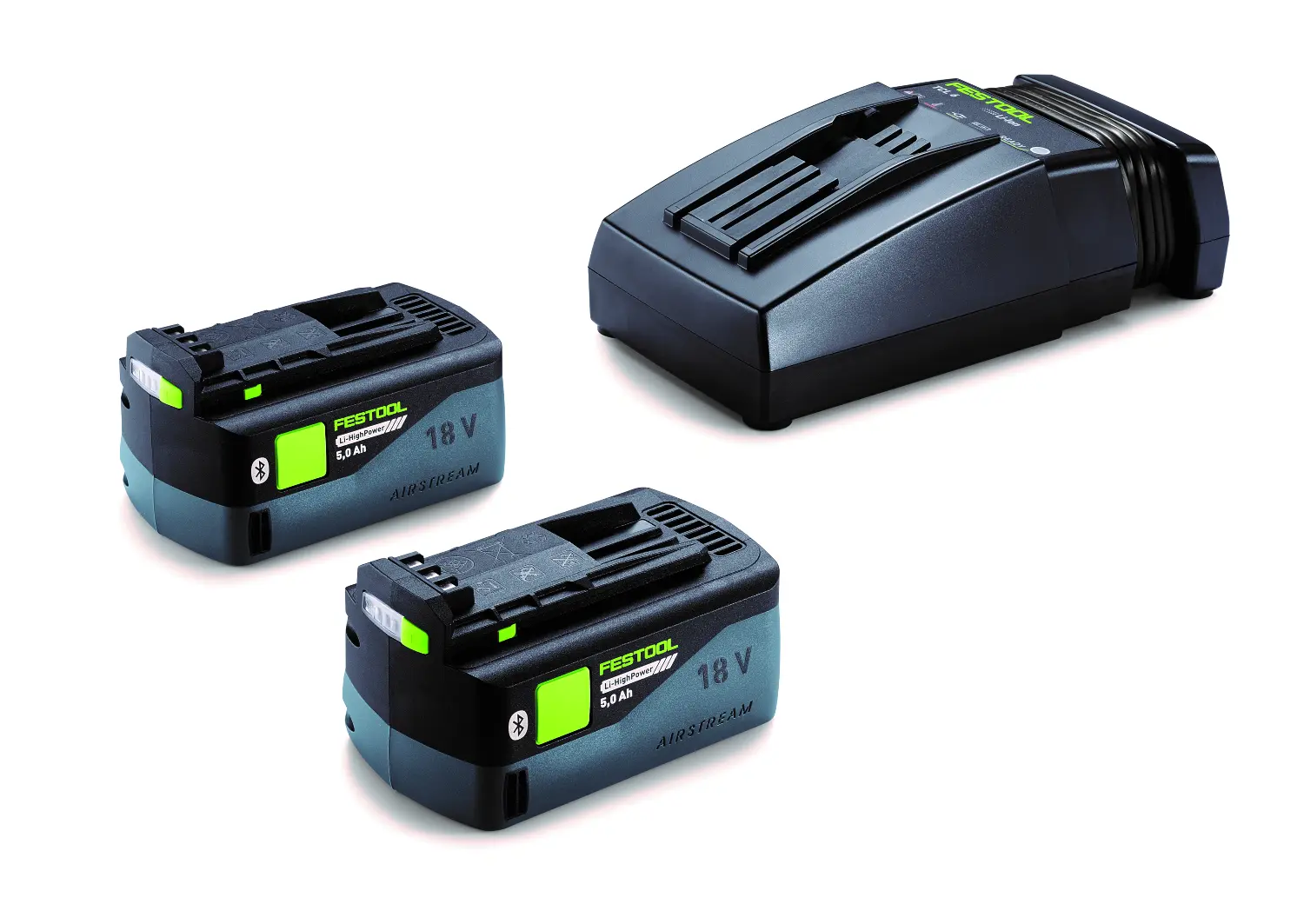 Festool 578736 Kit de démarrage 18 V 2xHP5,0/TCL6 (2x 5,0 Ah)