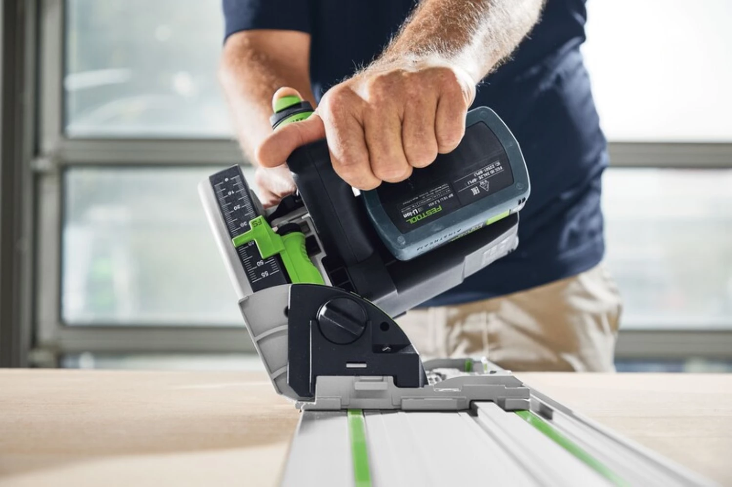 Festool TSC 55 KEBI-Plus/XL 100Y Édition limitée Scie circulaire sans fil 18 V Li-Ion avec 2 batteries (2 x 5,0 Ah) et boîtier Systainer - 160 mm-image