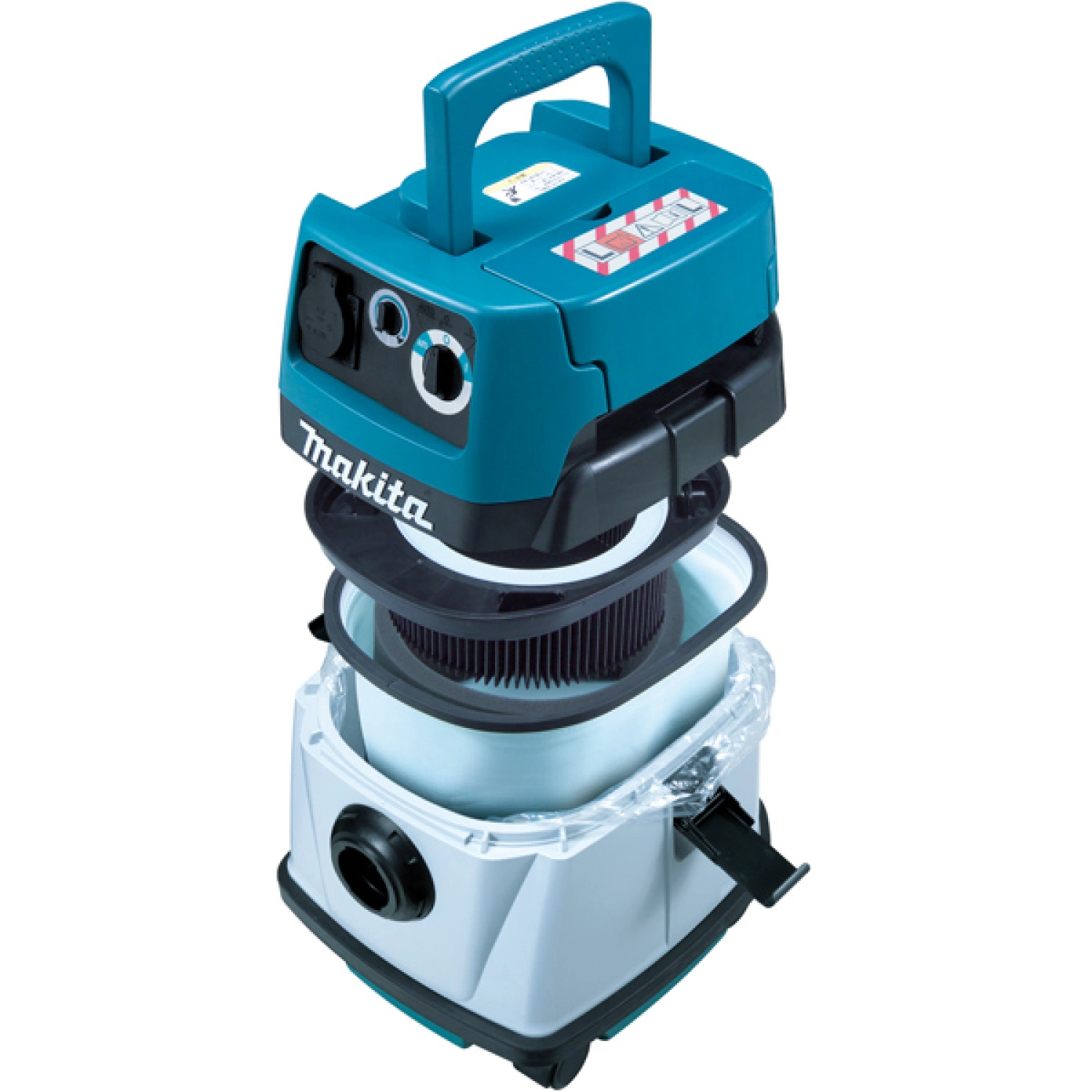 Makita VC2510LX1 Aspirateur de chantier - 1050 W - Classe L - 25 L-image