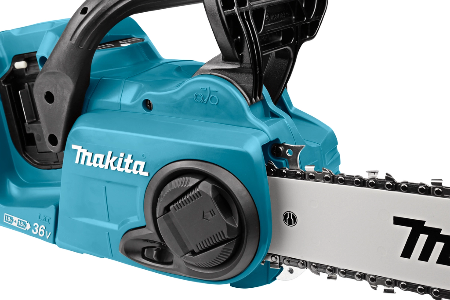 Makita DUC353PG4J LXT 2x18V Li-Ion accu kettingzaag set (4x 6.0Ah) in Mbox - 35cm-image
