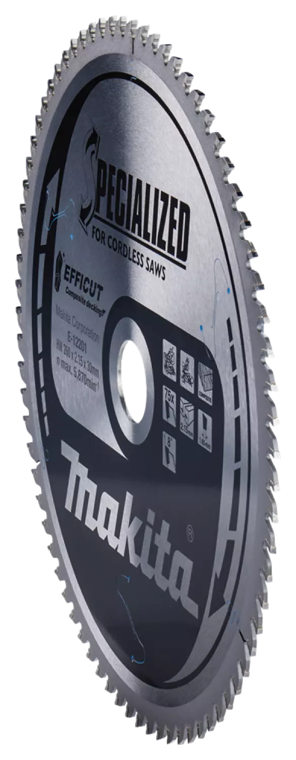 Makita E-12201 Efficut Cirkelzaagblad WPC - 260x30x2,15mm 75T-image