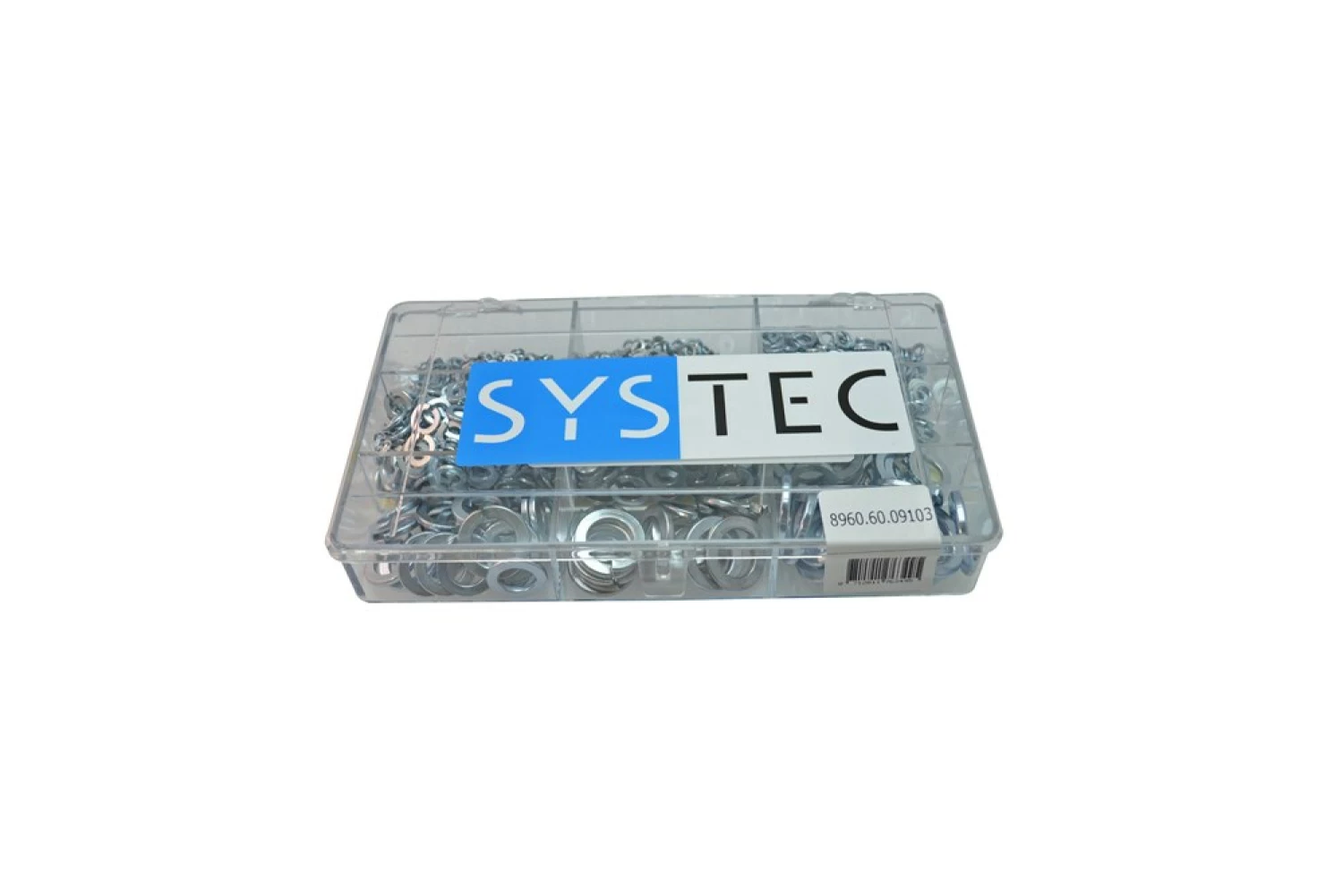 Systec Assortimentskoffer met veerringen - verzinkt (1069st)