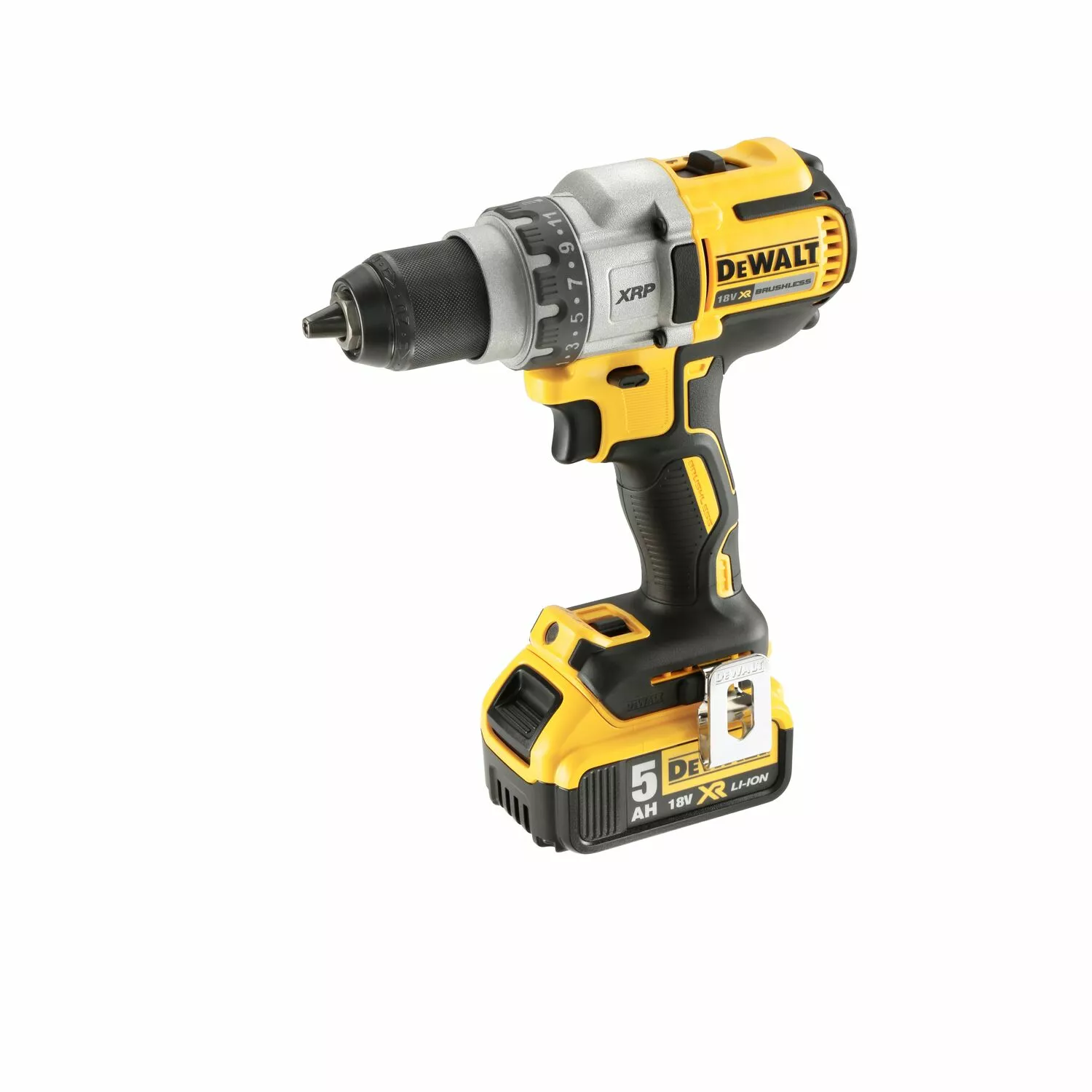 DeWALT DCD991P2 Vis / forage de batterie LI-ion 18V (batterie 2x 5,0h) dans le carbone de cas sans balais sans balais-image