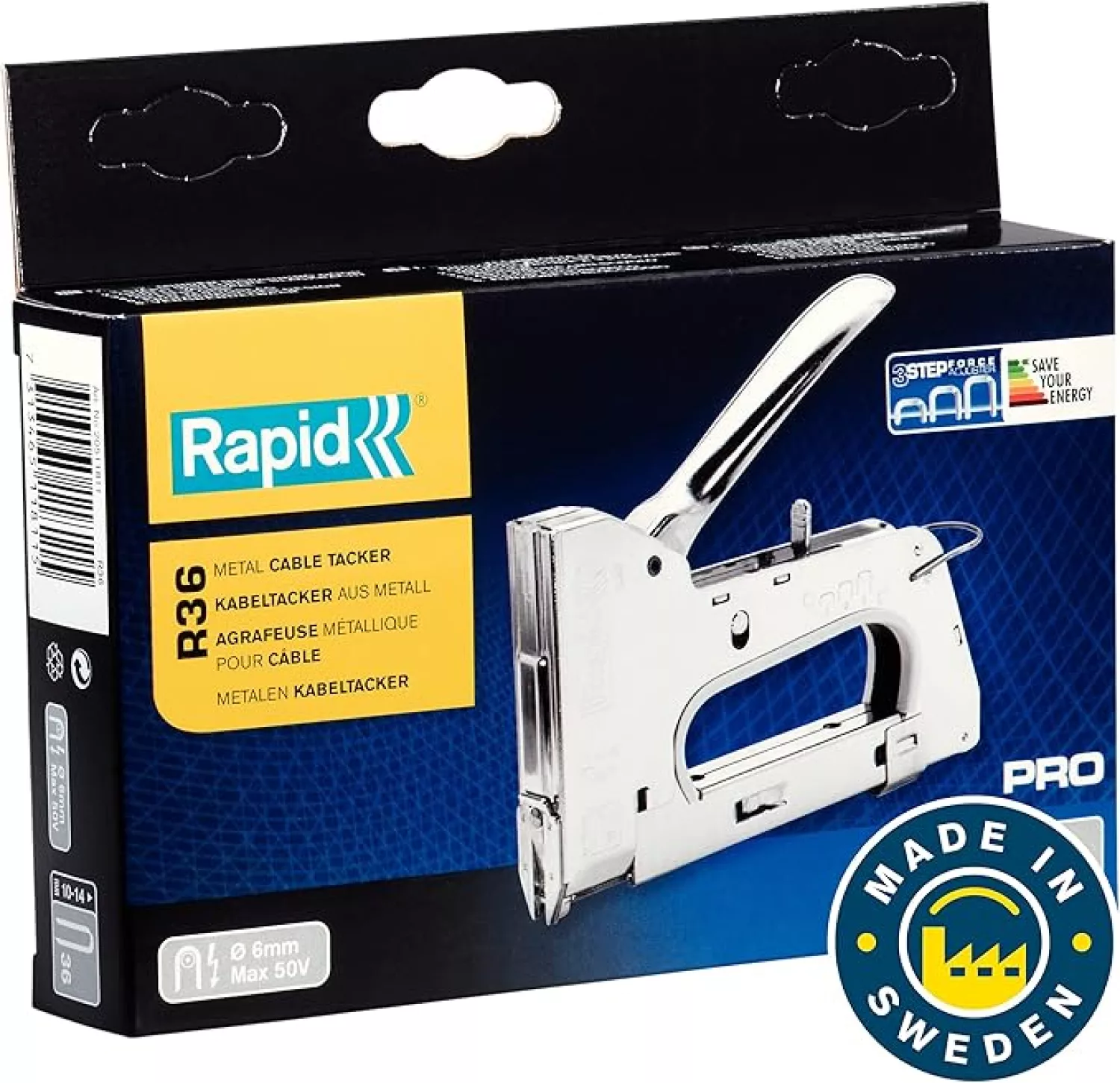 Rapid R36 Kabeltacker - No. 7/10-14mm - No. 36/10-14mm-image