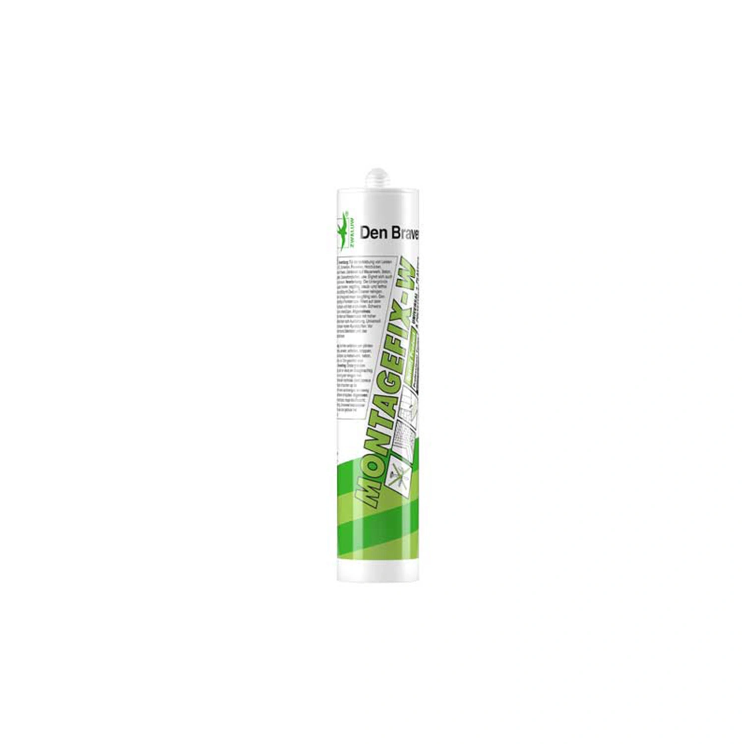 Zwaluw Den Braven 30614270 Montagefix-W Montagelijm - Wit - 310ml