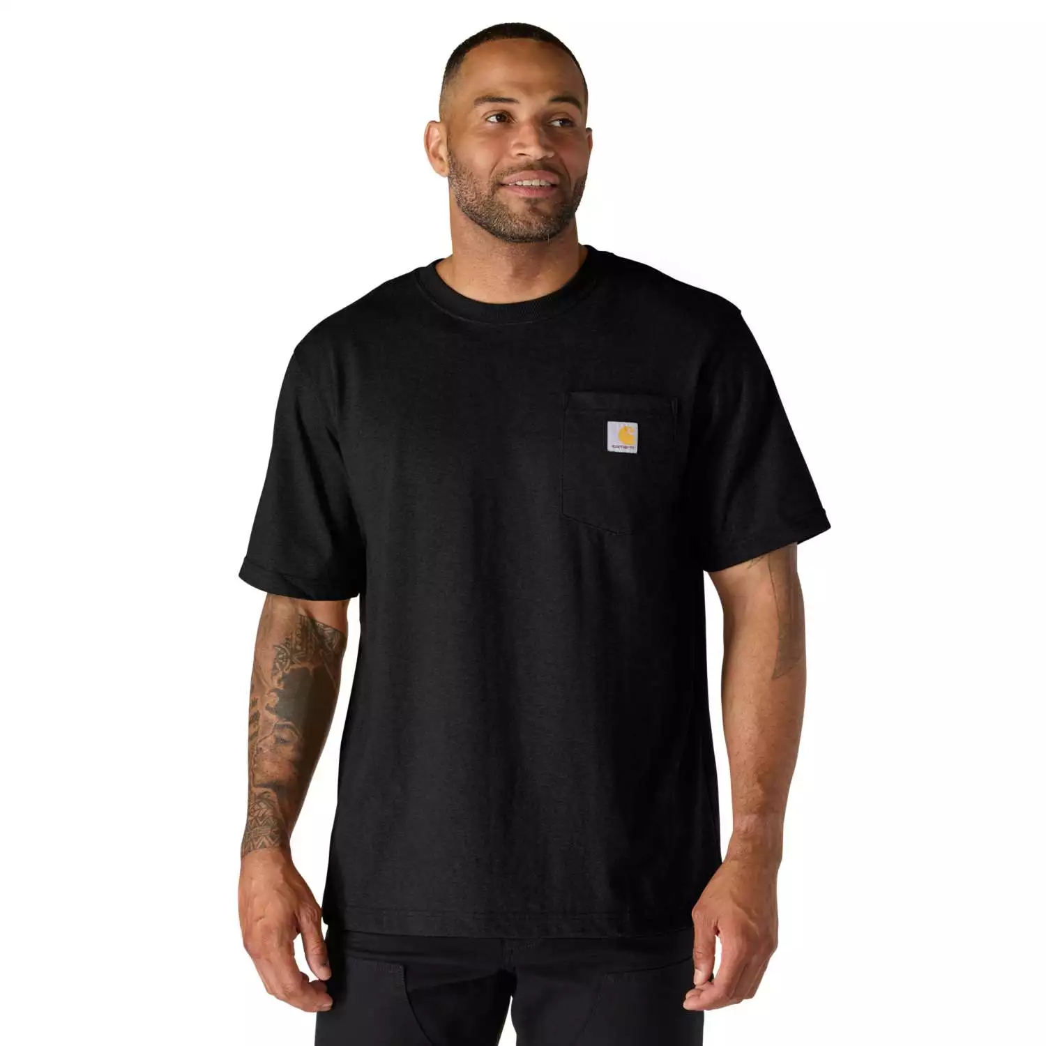 Carhartt M Dearborn Relaxed pocket T-Shirt - noir - M-image