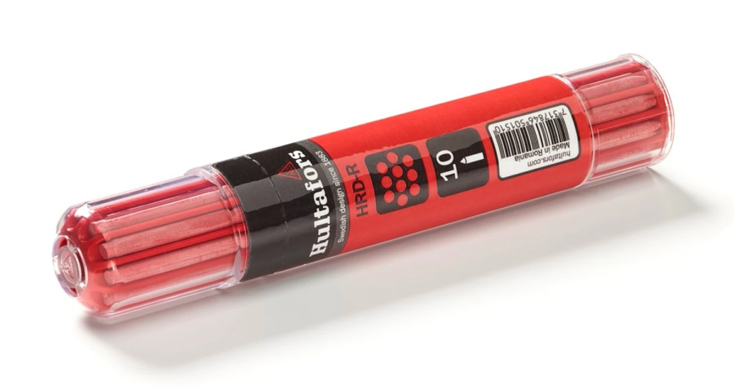 Hultafors HRD-R Markeerpotlood navulling (10 st) - Rood-image