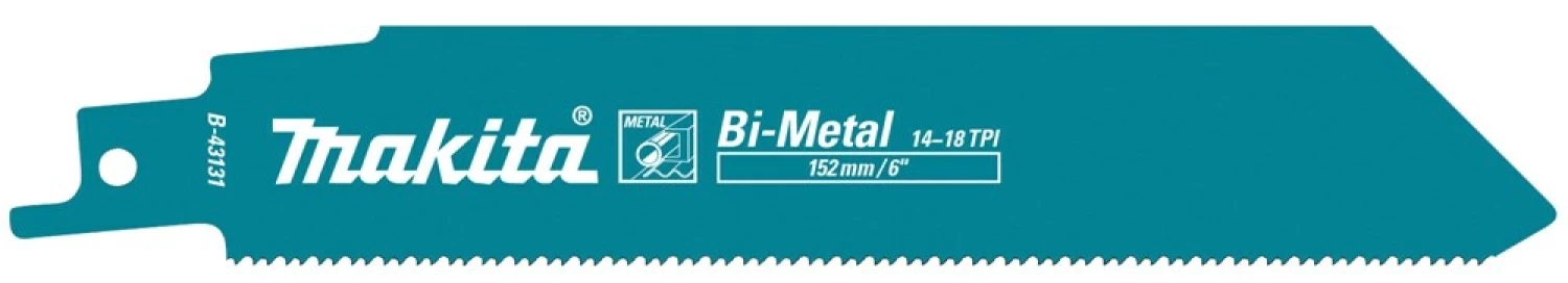 Makita B-43131 Reciprozaagblad - 131 x 152mm - Metaal (5st)-image