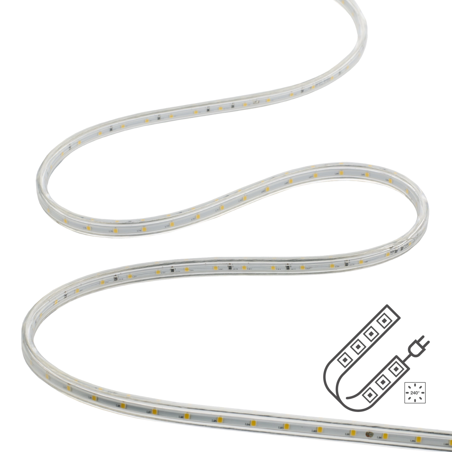 Bailey 146507 RoBust LED Guirlande Lumineuse à deux côtés dans un dévidoir - IP65 - 840Lm/m - 20m-image