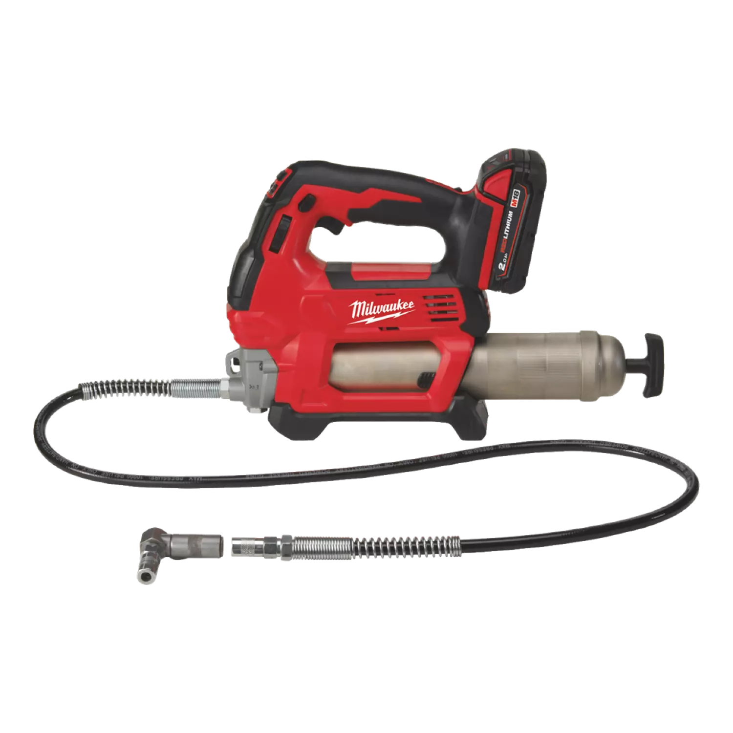 Milwaukee M18 GG-201C 18V Li-Ion accu vetspuit set (1x 2.0Ah accu) in koffer-image