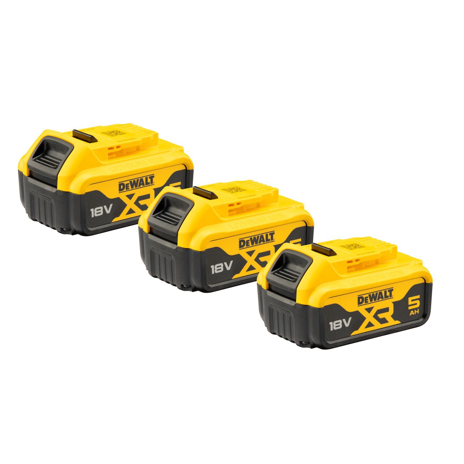 DeWALT DCB1104P3 18V Li-ion XR accu Starterset (3x 5.0Ah) + lader-image
