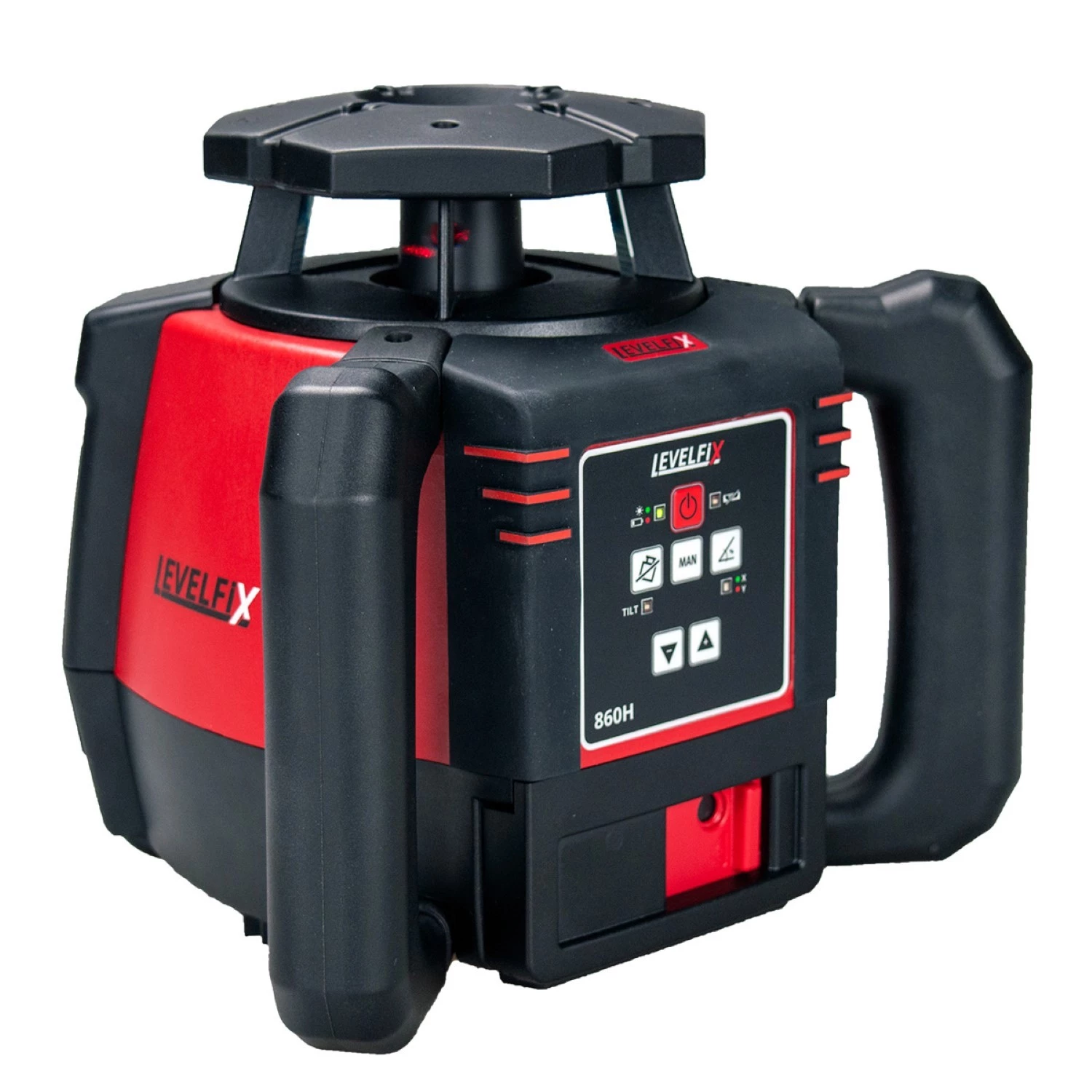 Levelfix 860H Roterende laser set incl. ontvanger in koffer - Rood - 800m - IP67-image