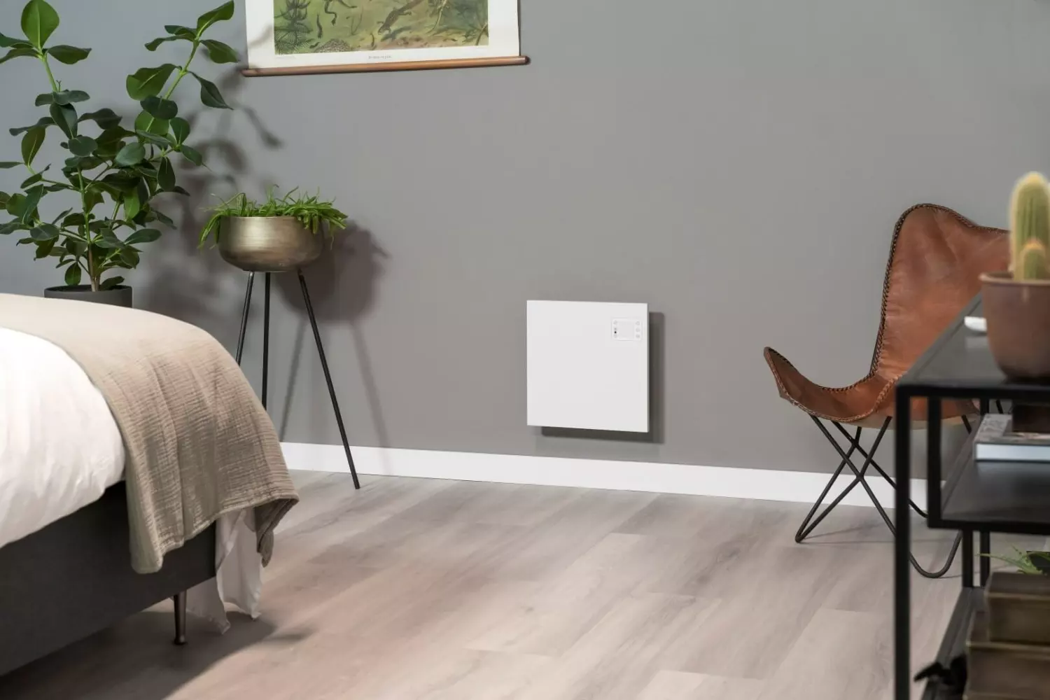 EUROM Mon Soleil Display 400 Wi-Fi Chauffage mural infrarouge - 400W - 9,8kg-image