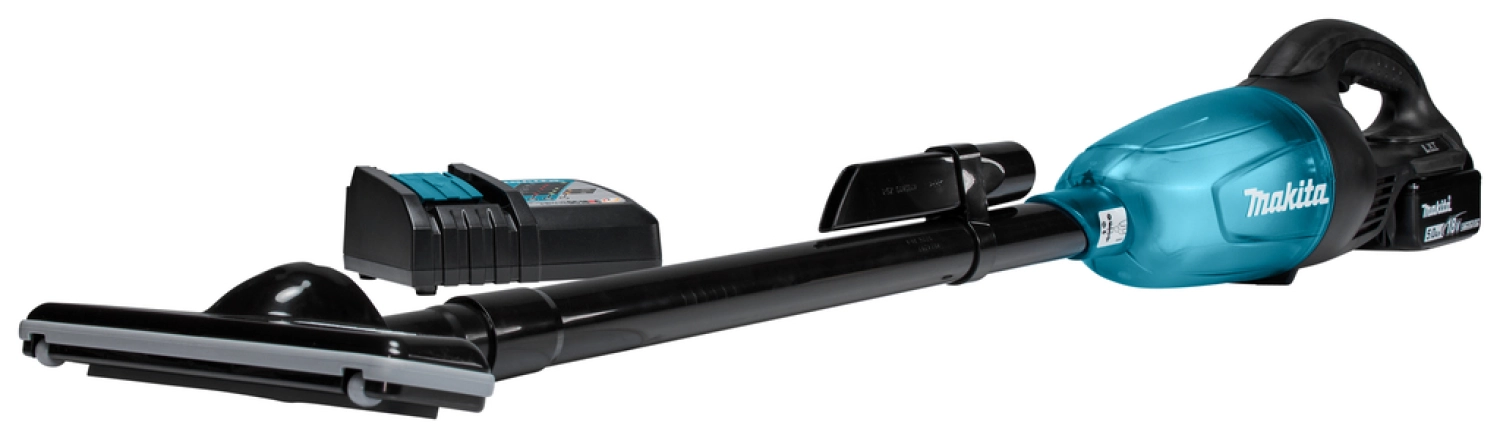 Makita DCL180RTB 18V Li-Ion Accu Steelstofzuiger set (1x 5.0Ah) - 0,65L-image