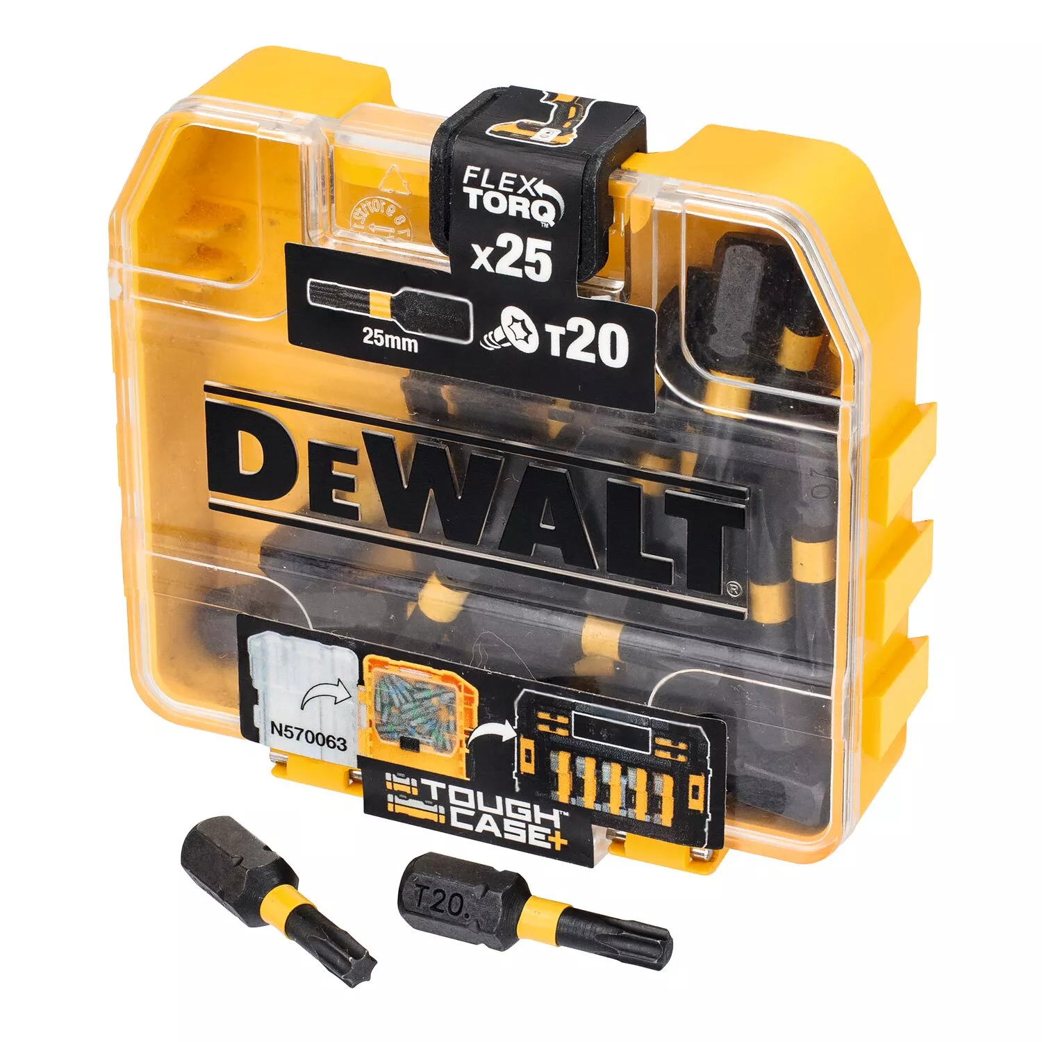 DeWALT DT70557T Impact schroefbits - Torsion - T20 x 25mm (25st)-image