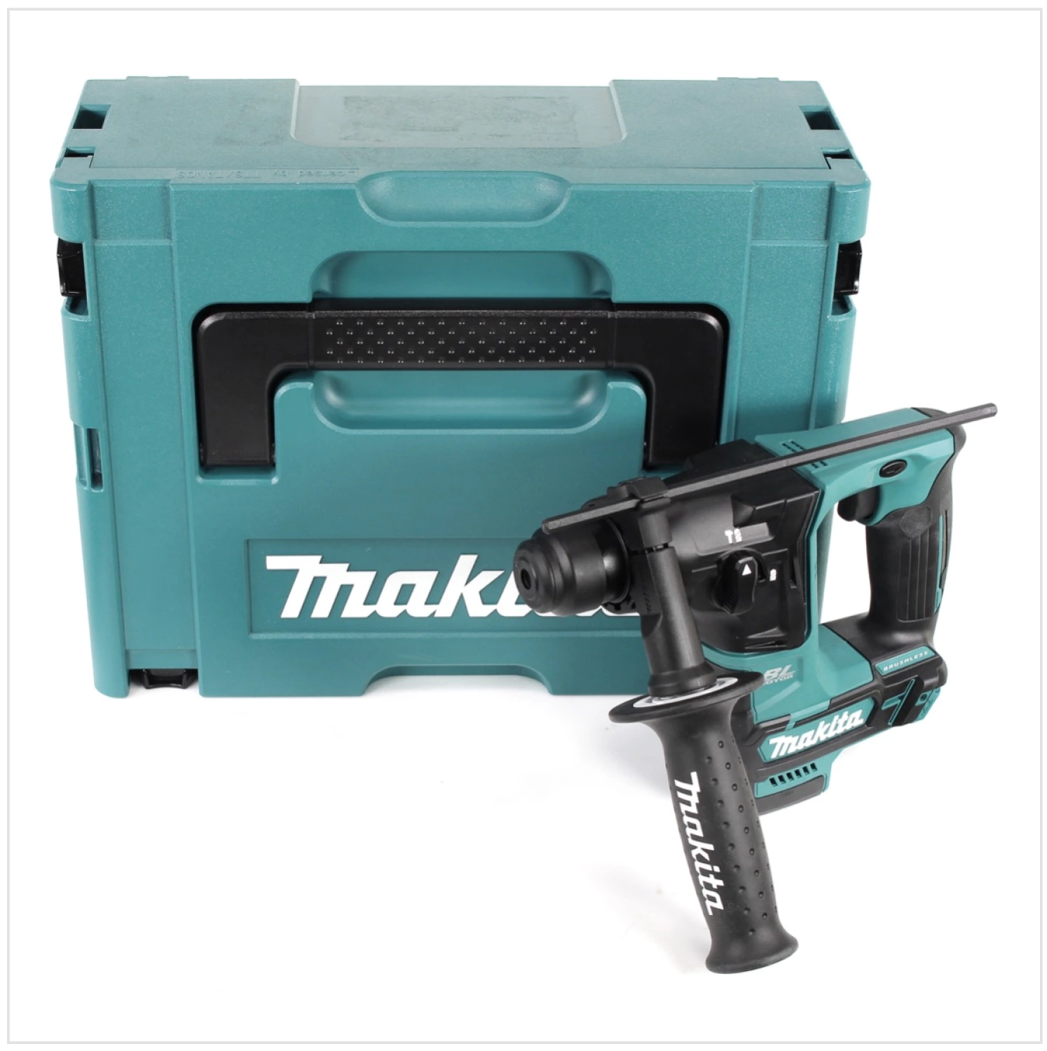 Marteau perforateur sans-fil Makita HR166DZJ - 10,8V Li-ion - SDS-plus - MAKPAC - 1,1 J - Brushless - Machine seule-image