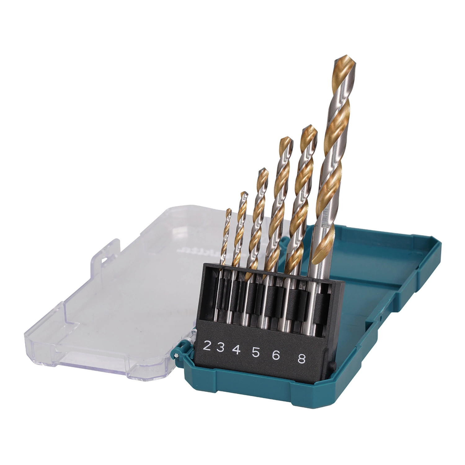 Makita D-77241 Jeu de 6 forets HSS pour métal - 2-8 mm-image