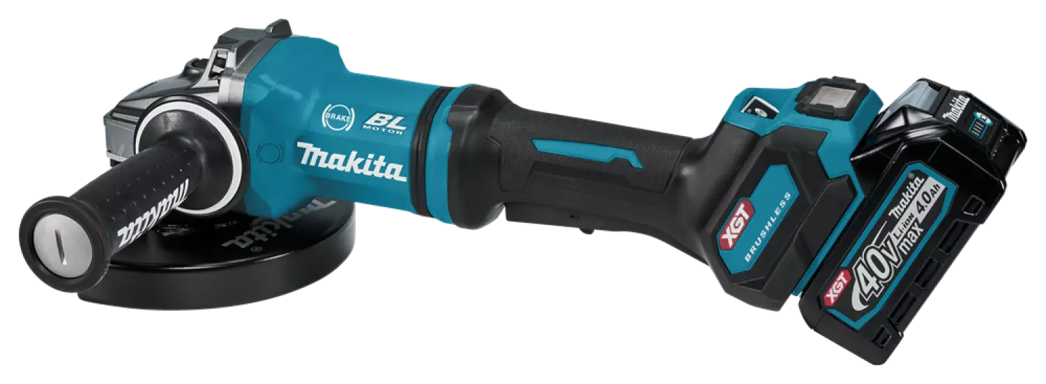 Makita GA037GM203 Meuleuse d'angle sans-fil - XGT 40V max Li-ion - 2 batteries 4,0 ah - Coffret - 180 mm - Brushless-image