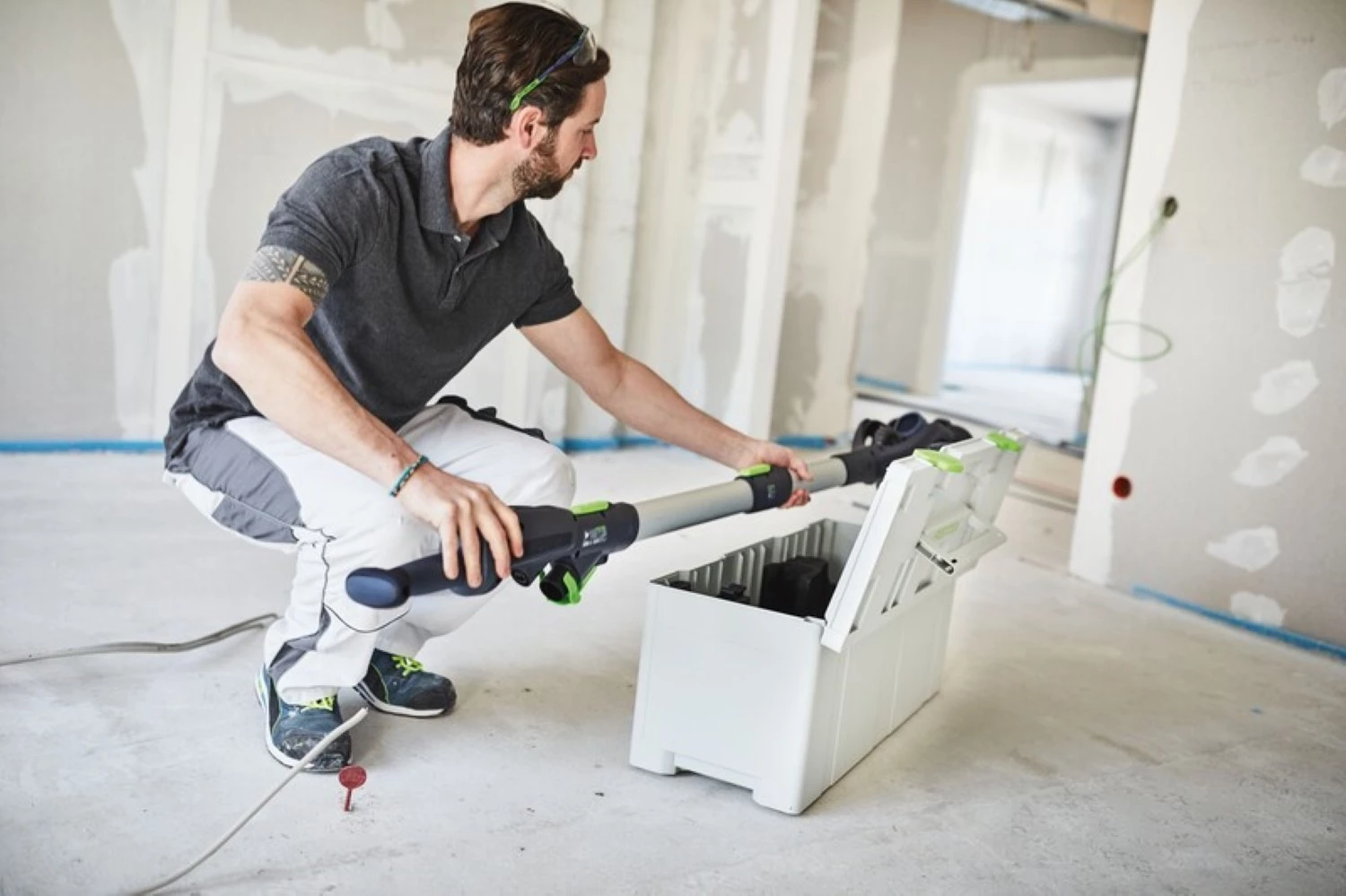 Festool LHS 2 225 EQI/CTL 36-Set Ponceuse à long bec et kit d'extraction de poussière-image