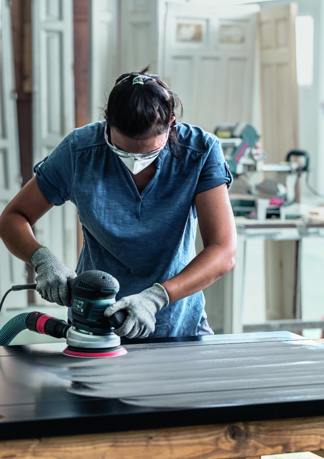 Bosch EXPERT 2608900011 - EXPERT Plateau de ponçage multi-trous dur, 150 mm, GEX-image