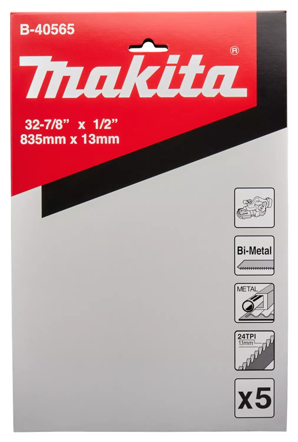 Makita B-40565 Bandzaagblad - 835 x 13mm (5st)-image