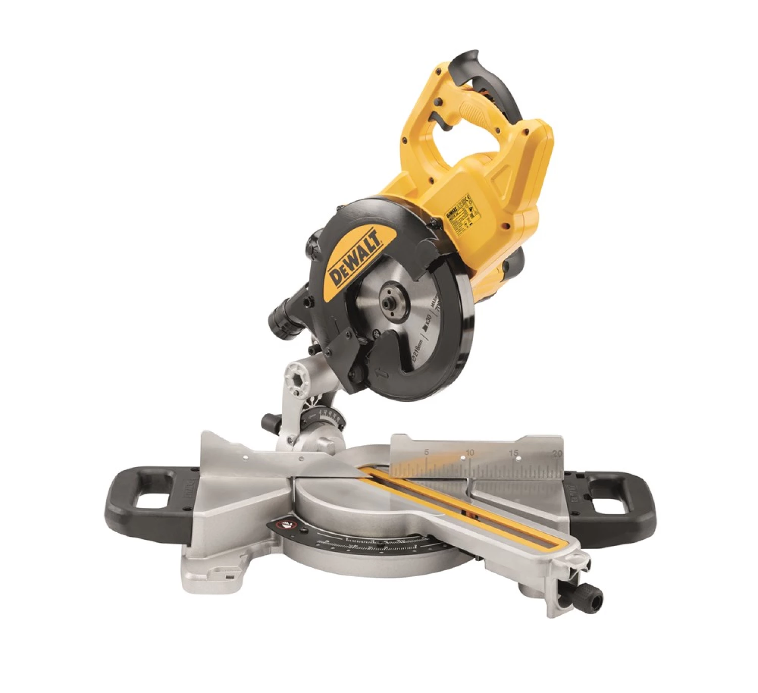 DeWALT DWS774SET Afkortzaag met XPS zaaglijnindicator incl. onderstel - 1400W - 216 x 30mm-image
