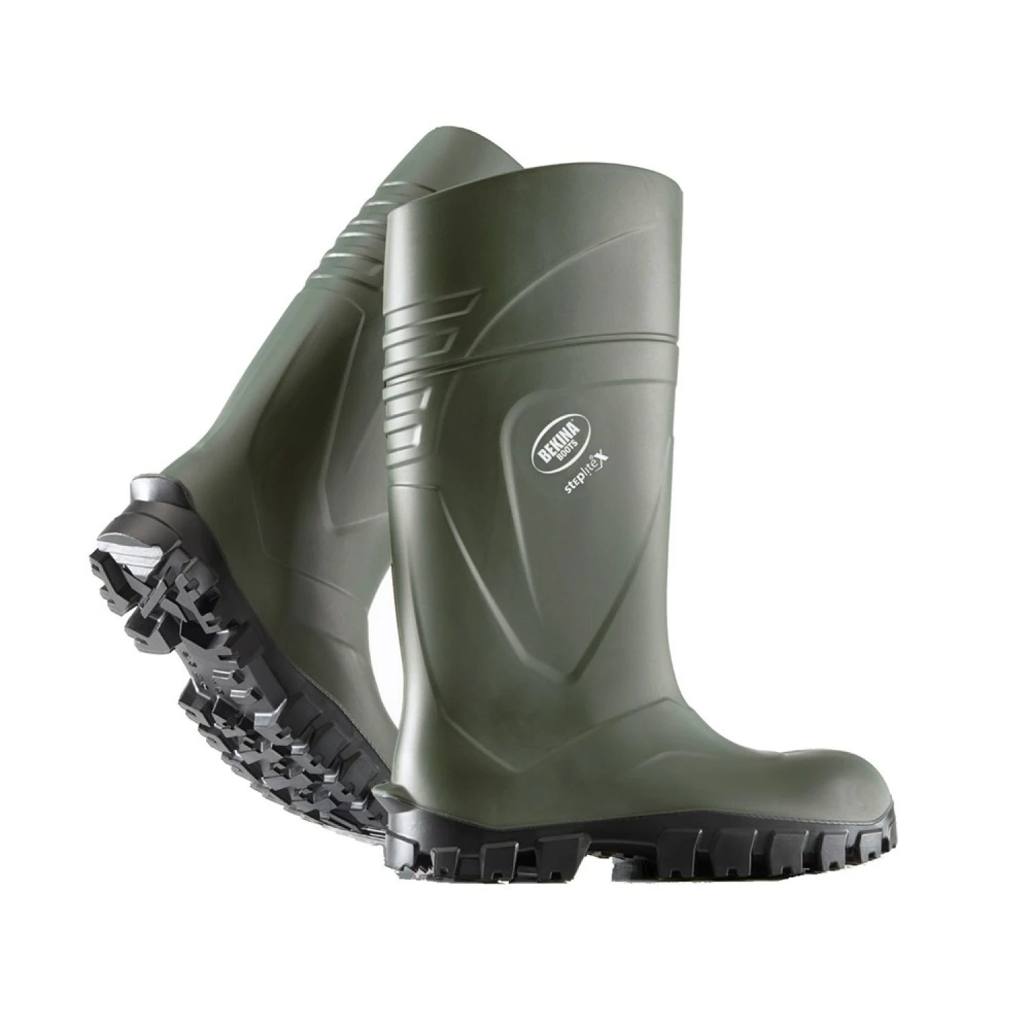 Bekina Boots Steplite X Solidgrip S5 Vert-Noir, Pointure 46