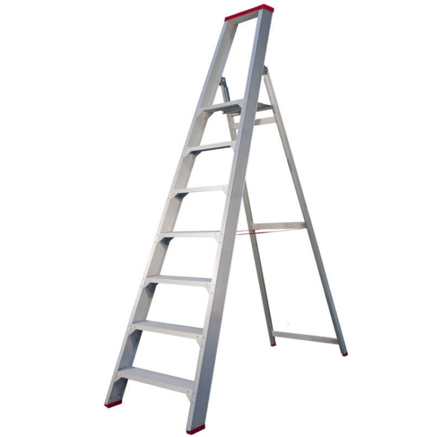 Little Jumbo 4741000107 SuperPRO Industrietrap - Enkel - Aluminium - 1 x 7 treden - max. werkhoogte 3,70m-image