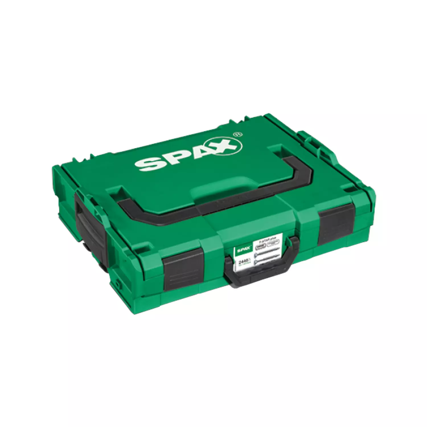 SPAX 5000009161019 - Coffret de montage L-BOXX, 1 pièce, Assortiment de vis avec 16 dimensions, Tête fraisée, T-STAR plus, 4CUT, WIROX