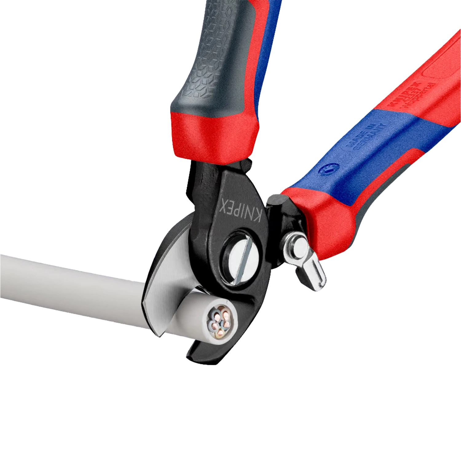 Knipex 9522165 Kabelschaar met openingsveer - 165mm-image