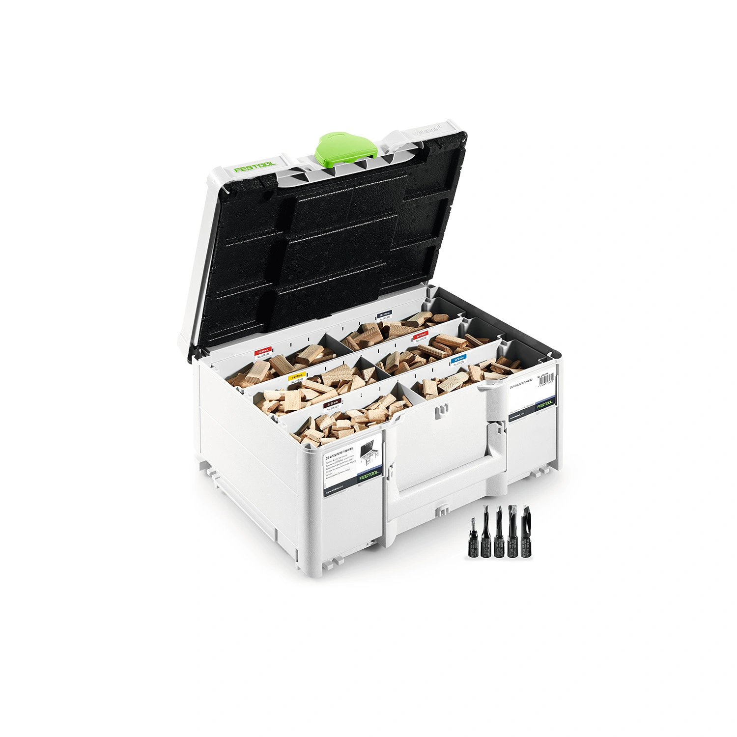 Festool DS 4/5/6/8/10 1060 BU DOMINO-stenen beuken assortiment in systainer