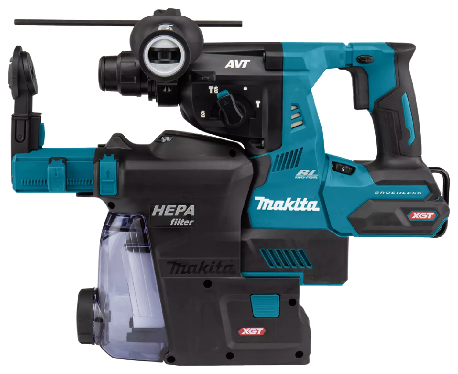 Makita HR003GZ02 Perforateur burineur sans-fil - XGT 40V max Li-ion - Système d'aspiration - Machine seule-image