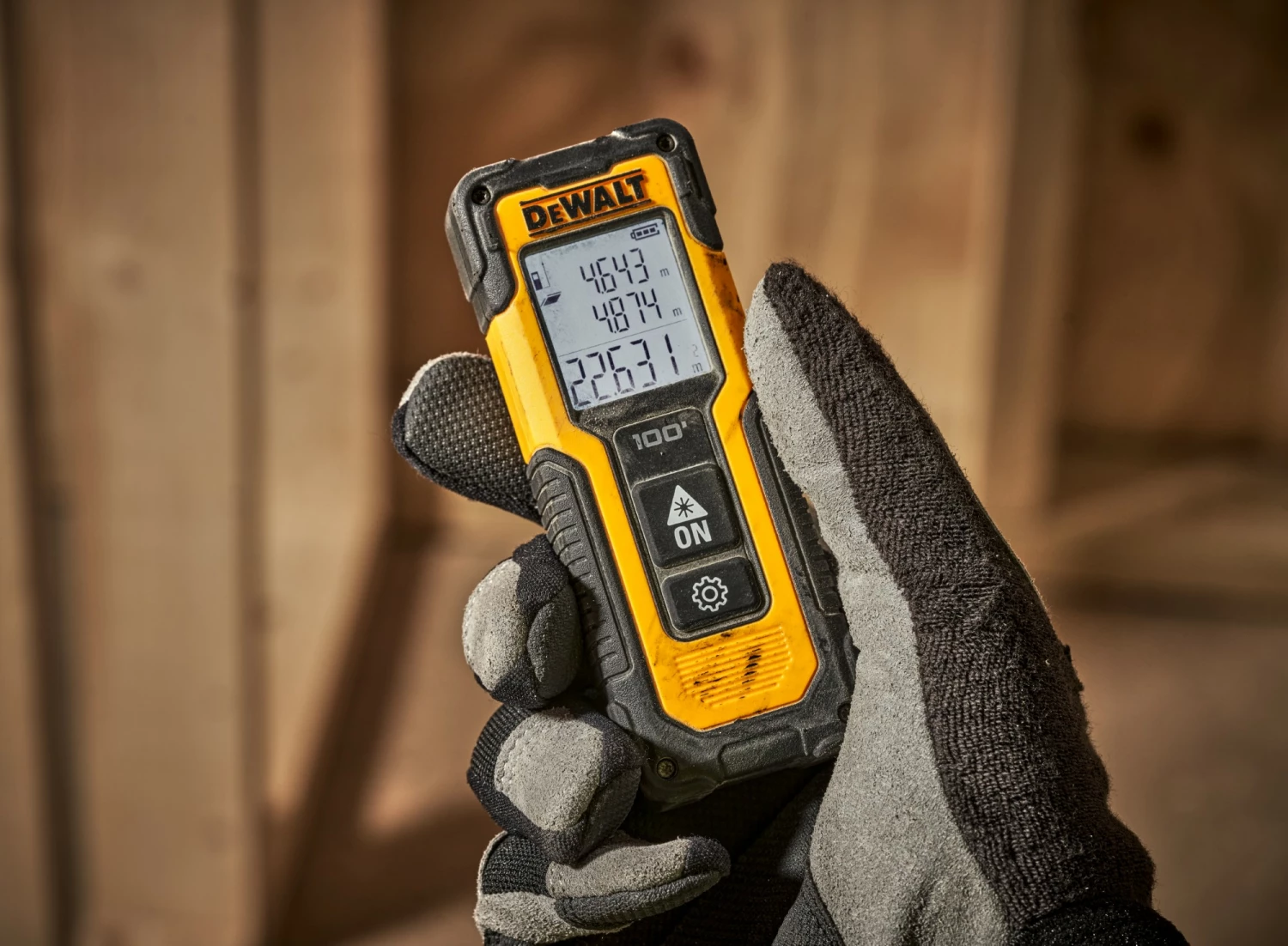 DeWALT DWHT77100-XJ Digitale Afstandsmeter - 30 m - 2x 1,5V AAA batterijen-image