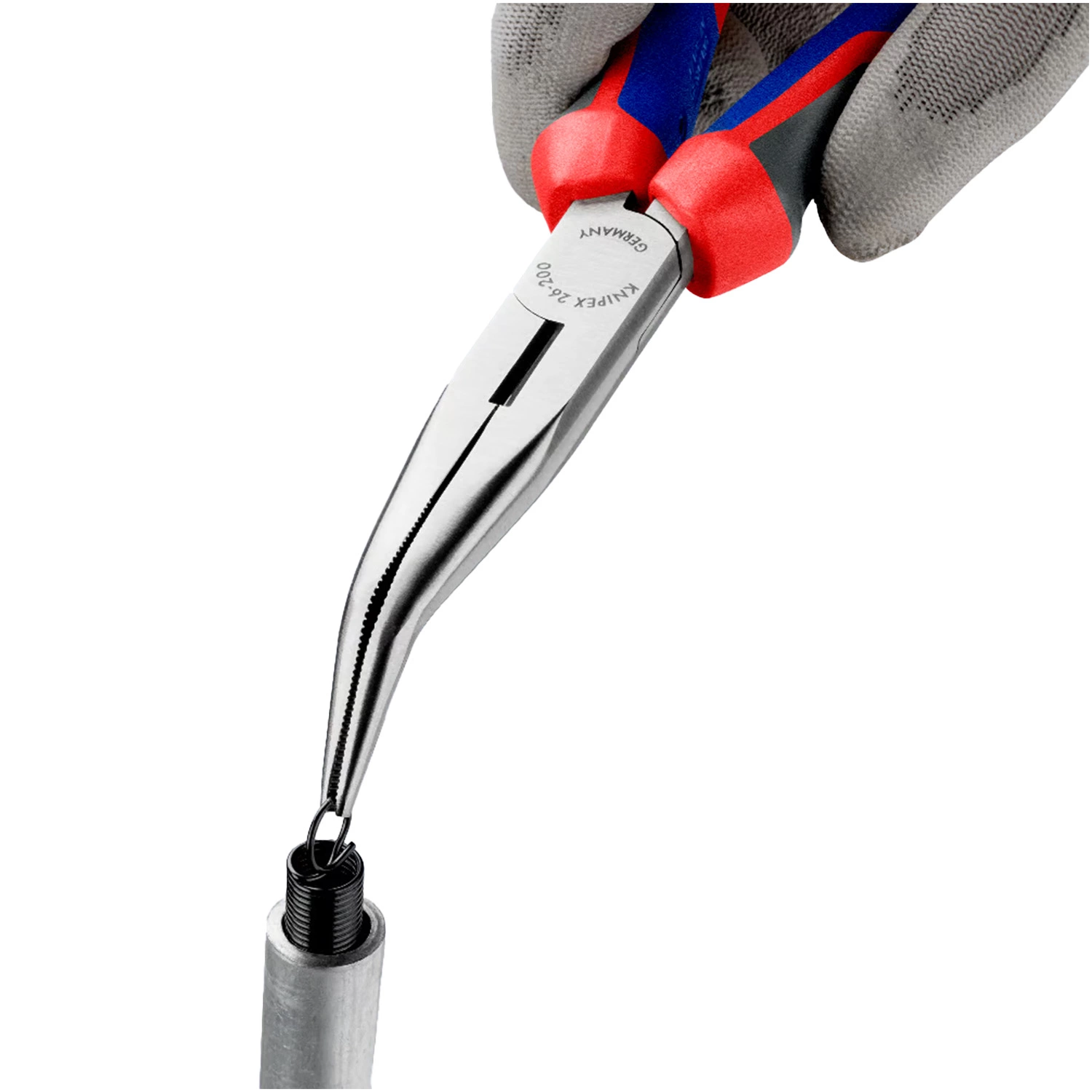 Knipex 26 22 200 - Pince demi-ronde avec tranchant (pince bec de cigogne)-image