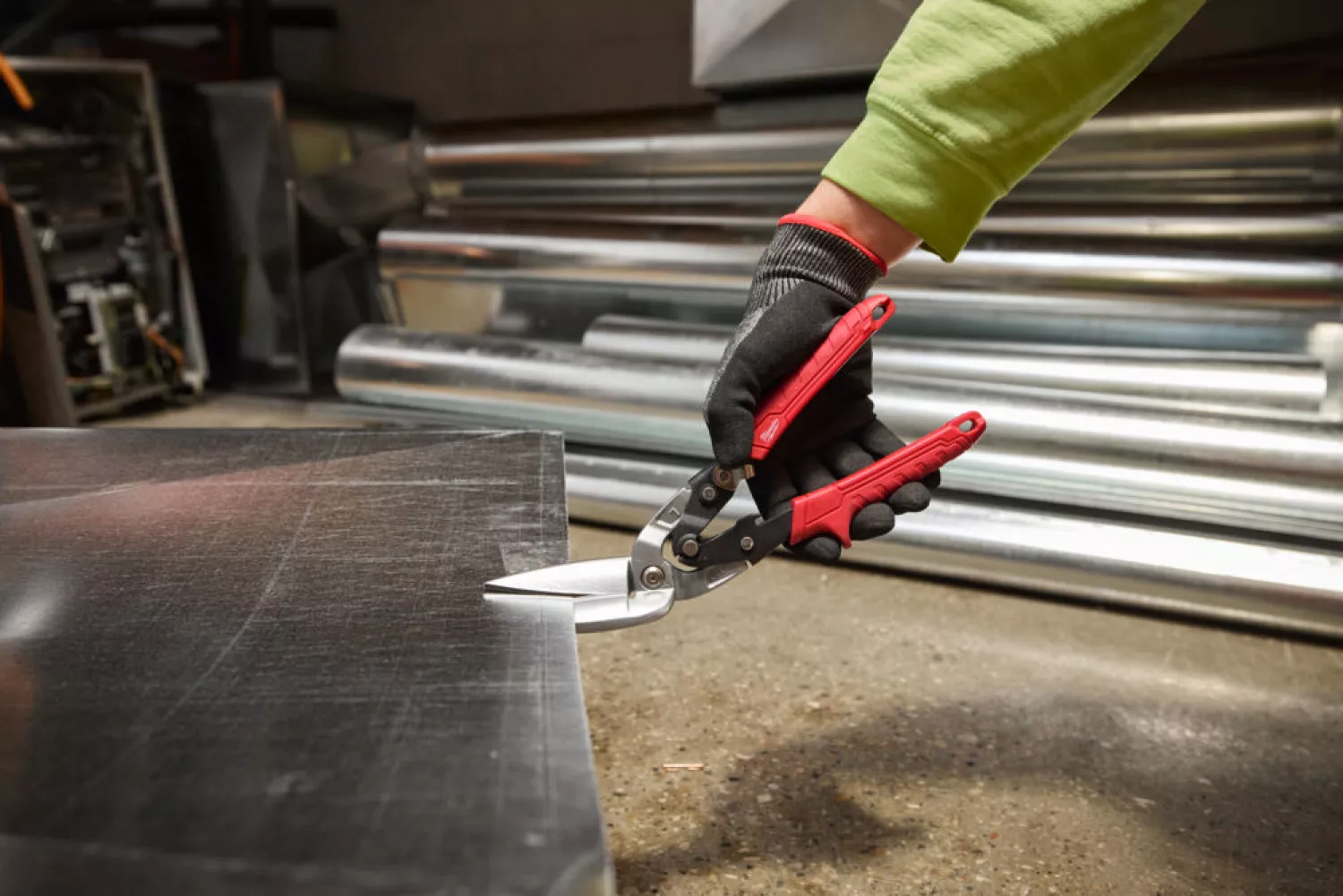 Milwaukee 4932499022 Blikschaar Lang - 273mm - Links snijdend - Gebogen-image