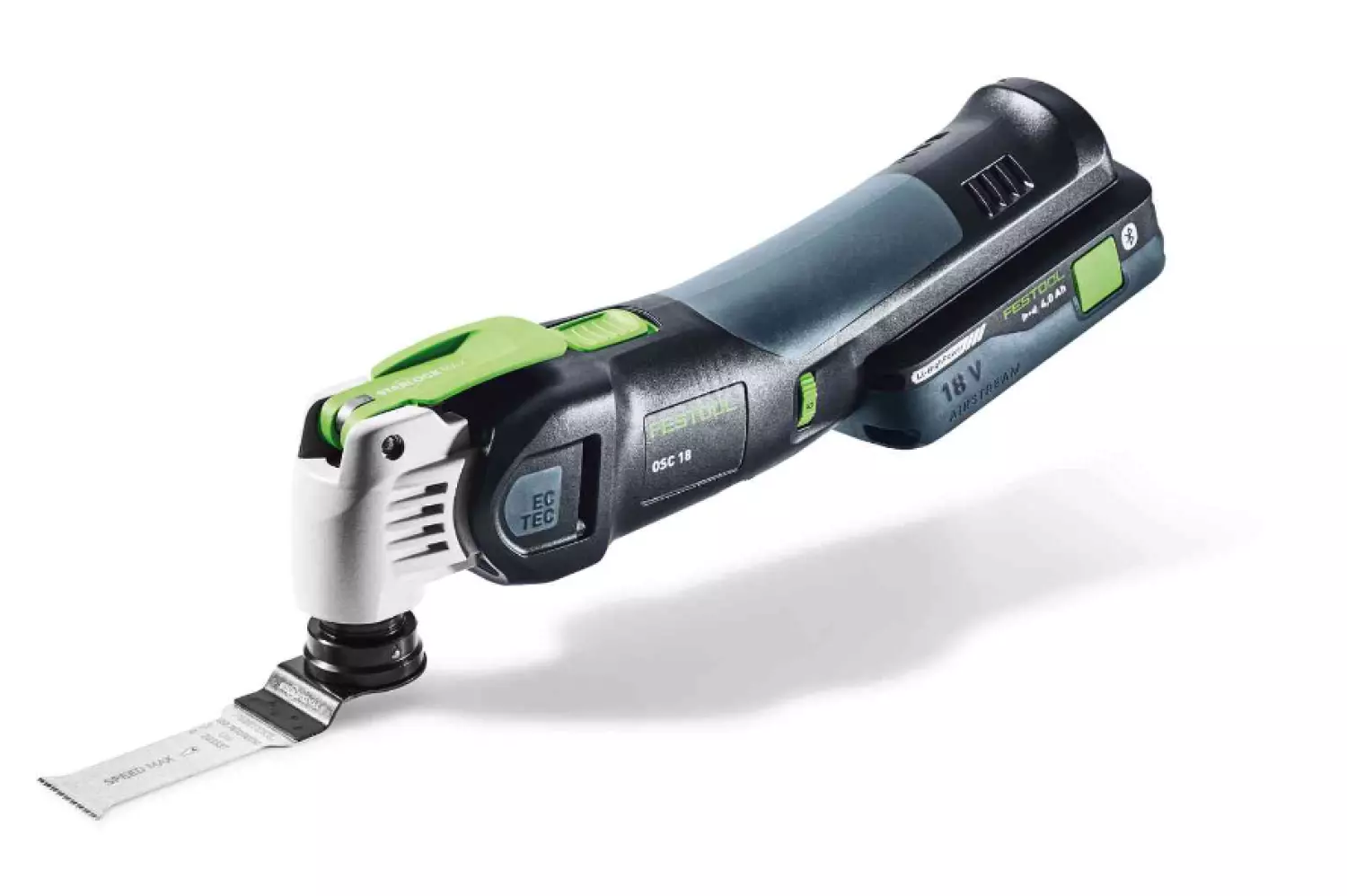 Festool OSC 18 HPC4,0 EI-Set 18V Li-Ion accu oscillerende multitool set (1x 4,0Ah) in systainer - koolborstelloos-image