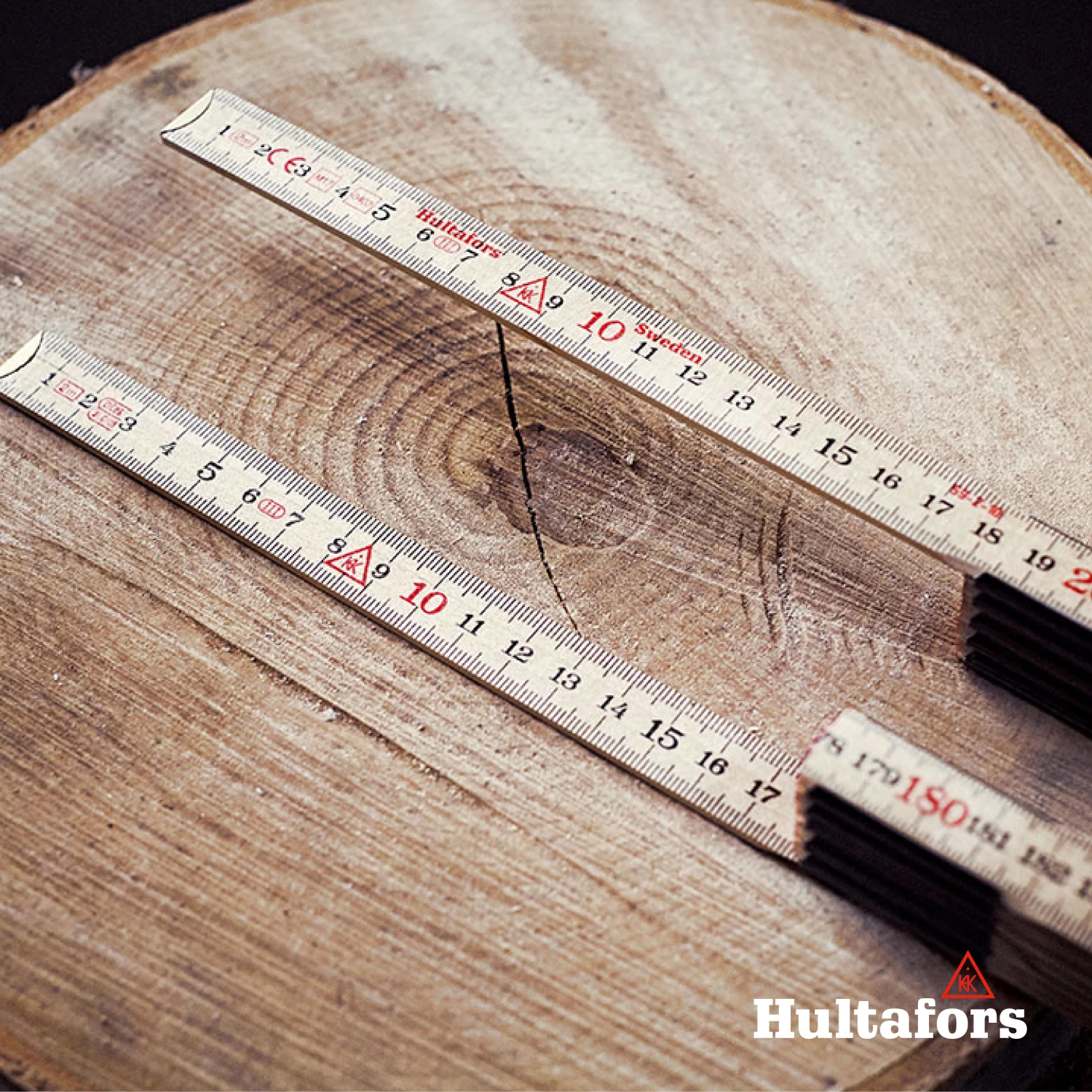 Hultafors 559-2-10 Duimstok, Contactmeter - Hout - 2m-image